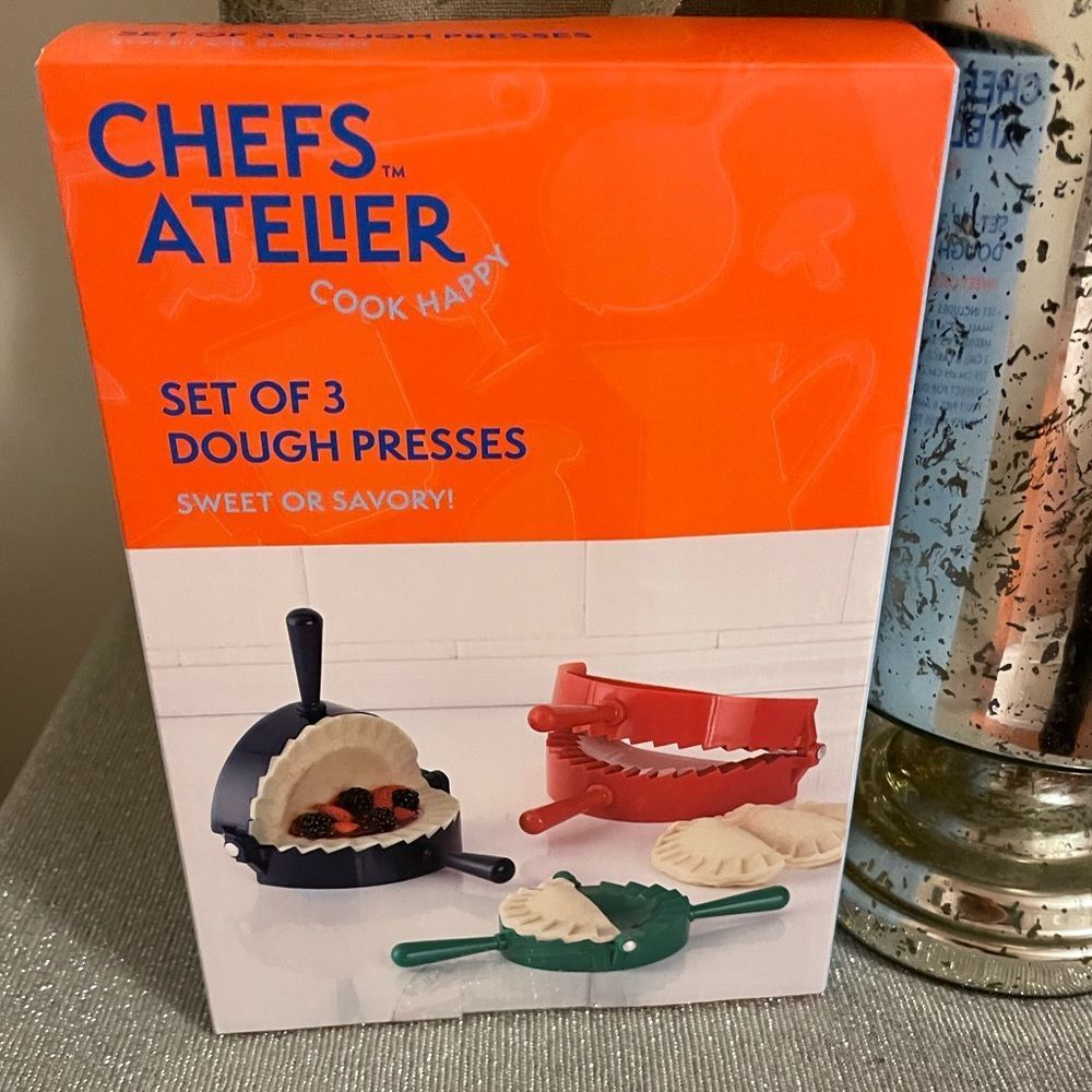 Set of 3 dough presses